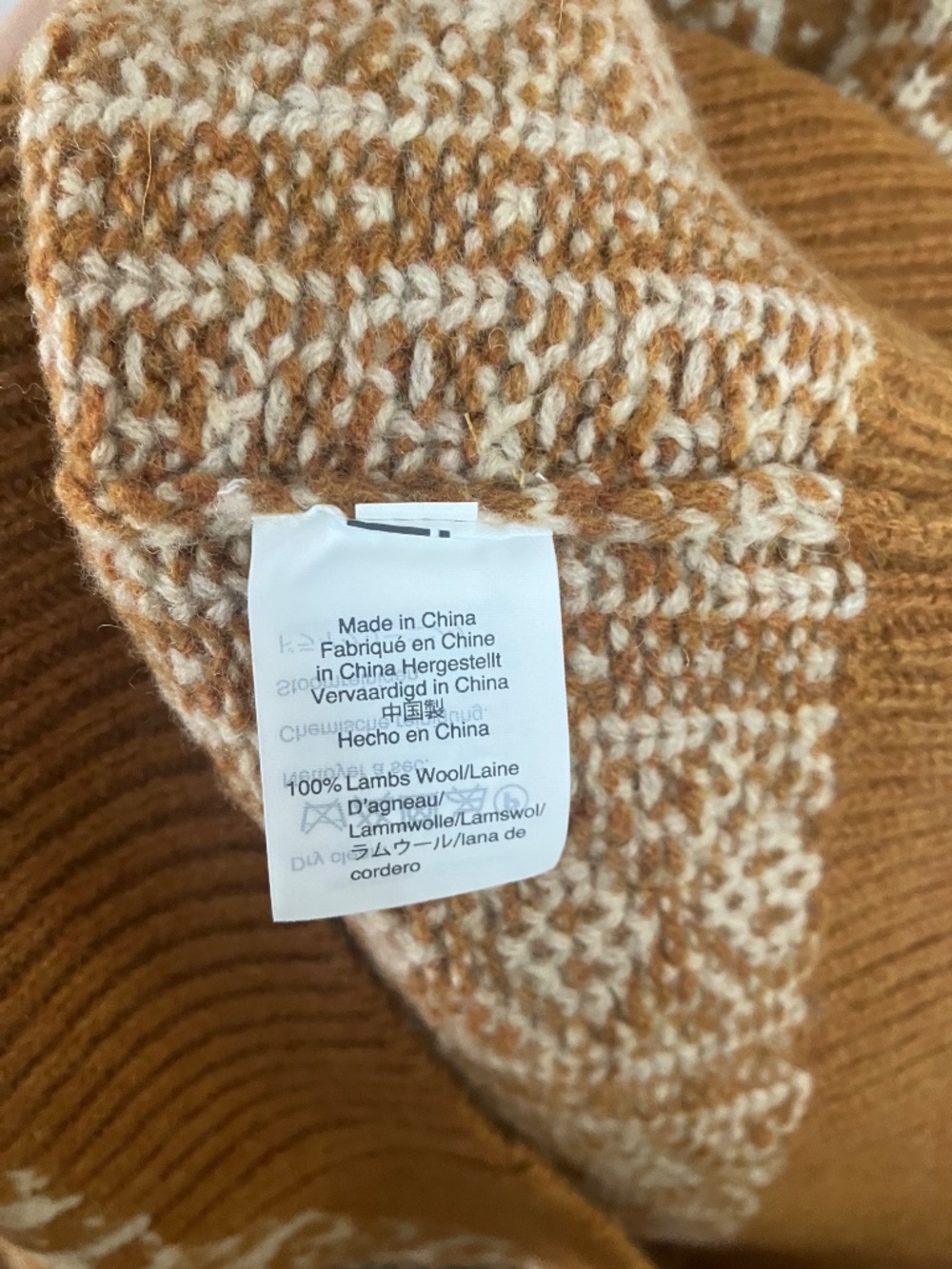 NWT J. Crew men’s wool crewneck winter fair isle sweater size M Medium - Picture 4 of 5